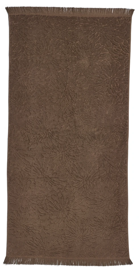 Agnes - Badhandduk, 70x140 cm - Brun