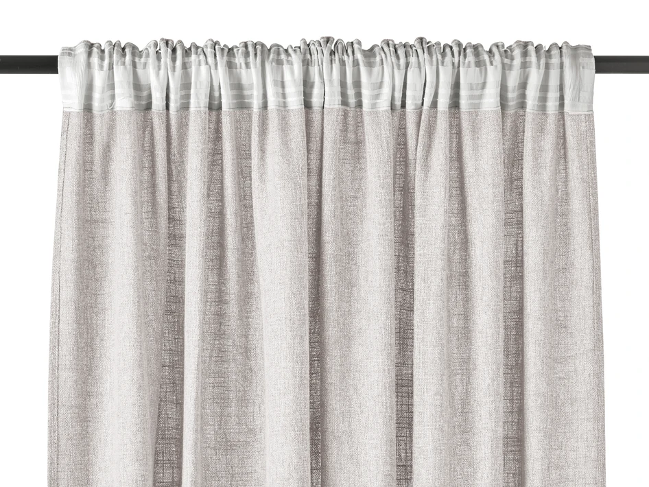 Linnelle - Gardin, 2-pack, 140x300 cm - Beige