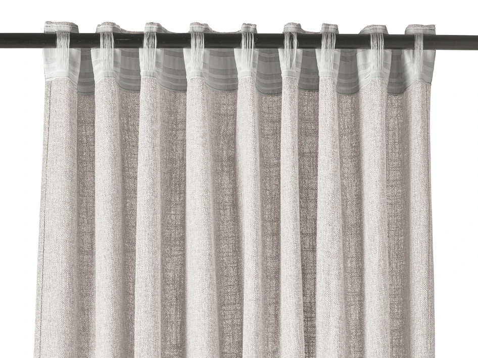 Linnelle - Gardin, 2-pack, 140x300 cm - Beige