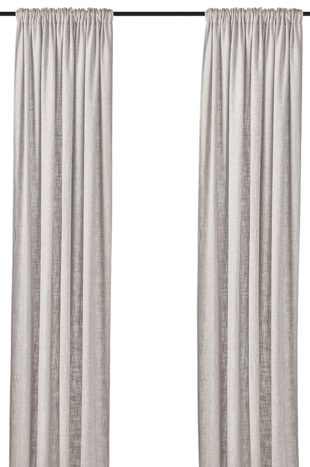 Linnelle - Gardin, 2-pack, 140x300 cm - Beige