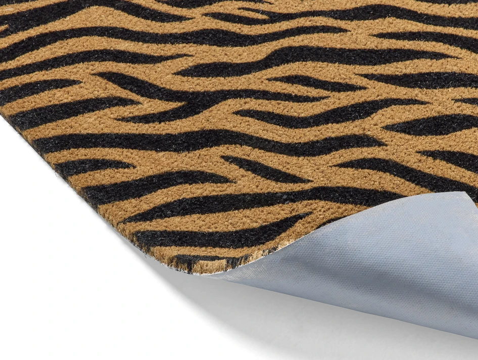 Zebra - Dörrmatta, B60 L90 cm - Svart