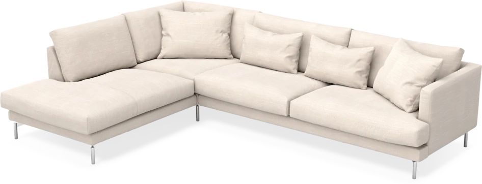 Harper - 3-sits soffa med divan vänster - Beige