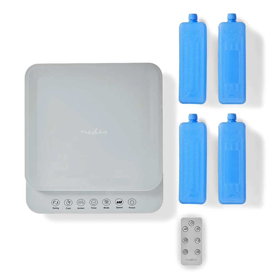 SmartLife Mobil - Luftkylare, H 56 cm - Vit