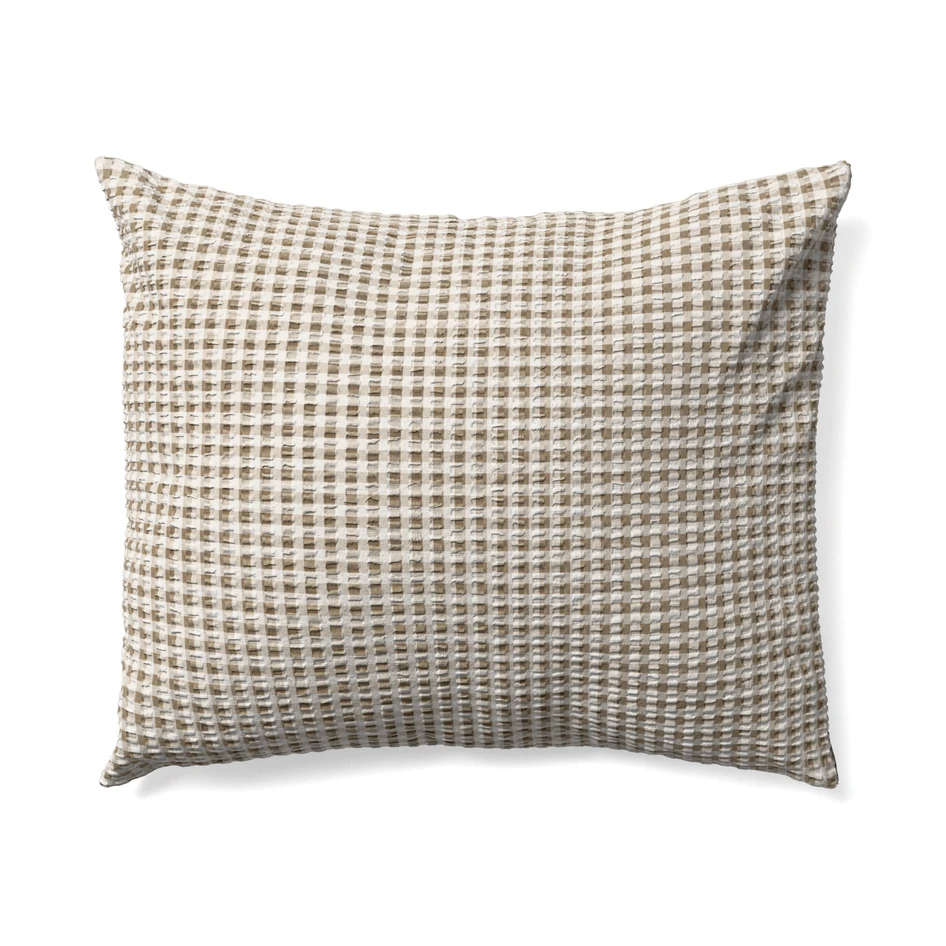 Alvar - Örngott i bäckebölja, 50x60 cm - Beige