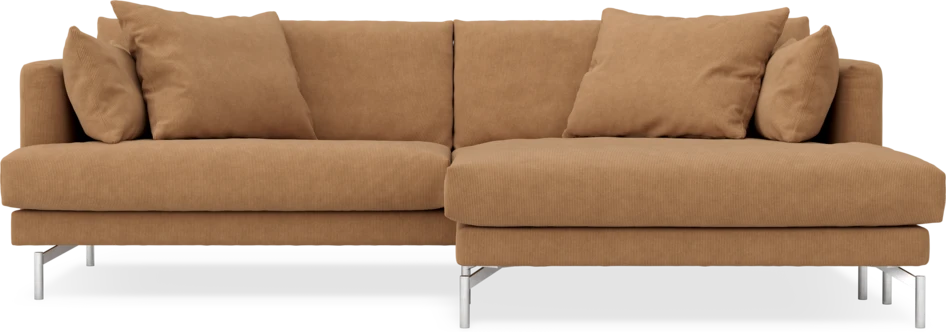 Harper - 4-sits med schäslong XL höger - Gul