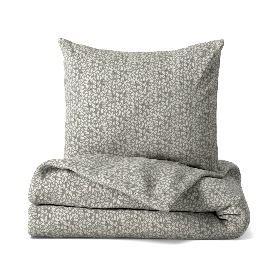 Leaf - Påslakanset i microfiber - Grön