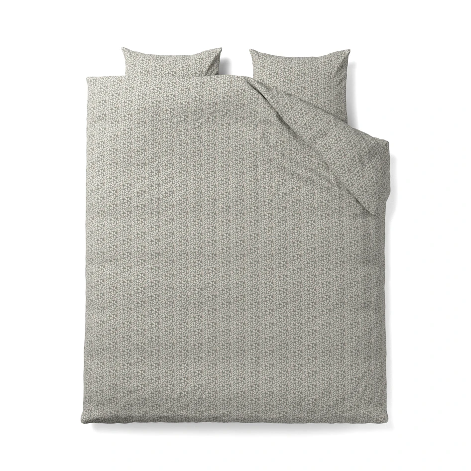 Leaf - Påslakanset i microfiber, 3 delar - Grön