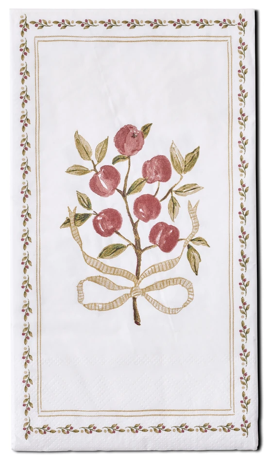 Juläpple - Servett, 33x40 cm, 20-pack - Flerfärgad