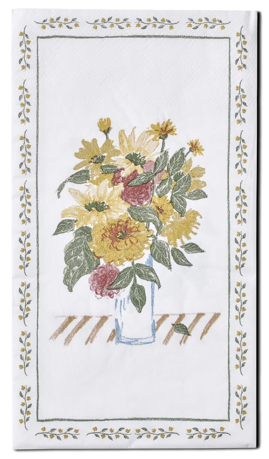 Bouquet - Servett, 33x40 cm, 20-pack - Flerfärgad