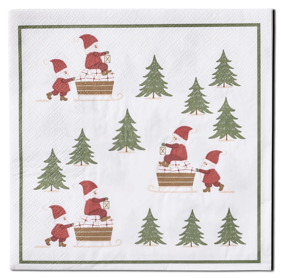 Klappar - Servett, 33x33 cm, 20-pack - Flerfärgad