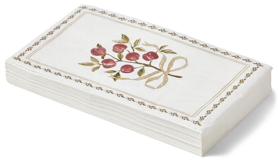 Juläpple - Servett, 33x40 cm, 20-pack - Flerfärgad