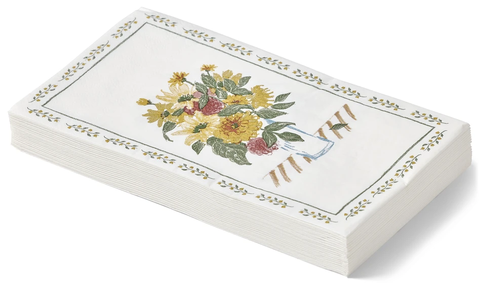 Bouquet - Servett, 33x40 cm, 20-pack - Flerfärgad