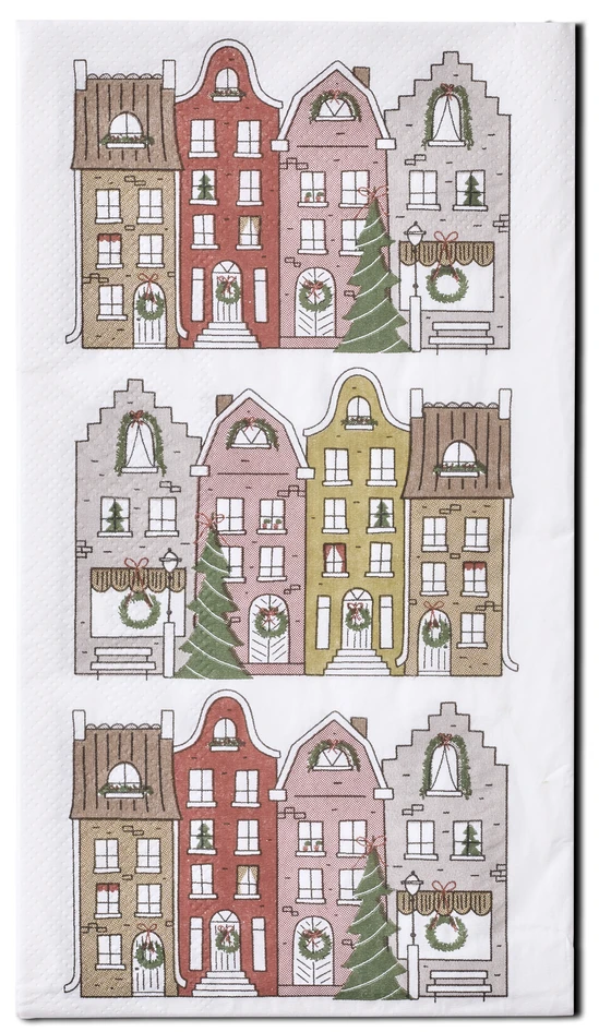 Nyhavn - Servett, 33x40 cm, 20-pack - Flerfärgad