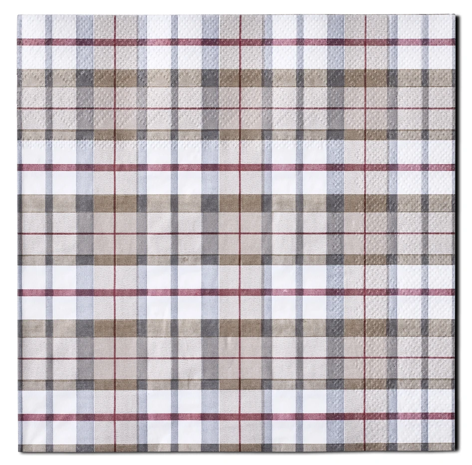 Chris - Servett, 33x33 cm, 20-pack - Beige