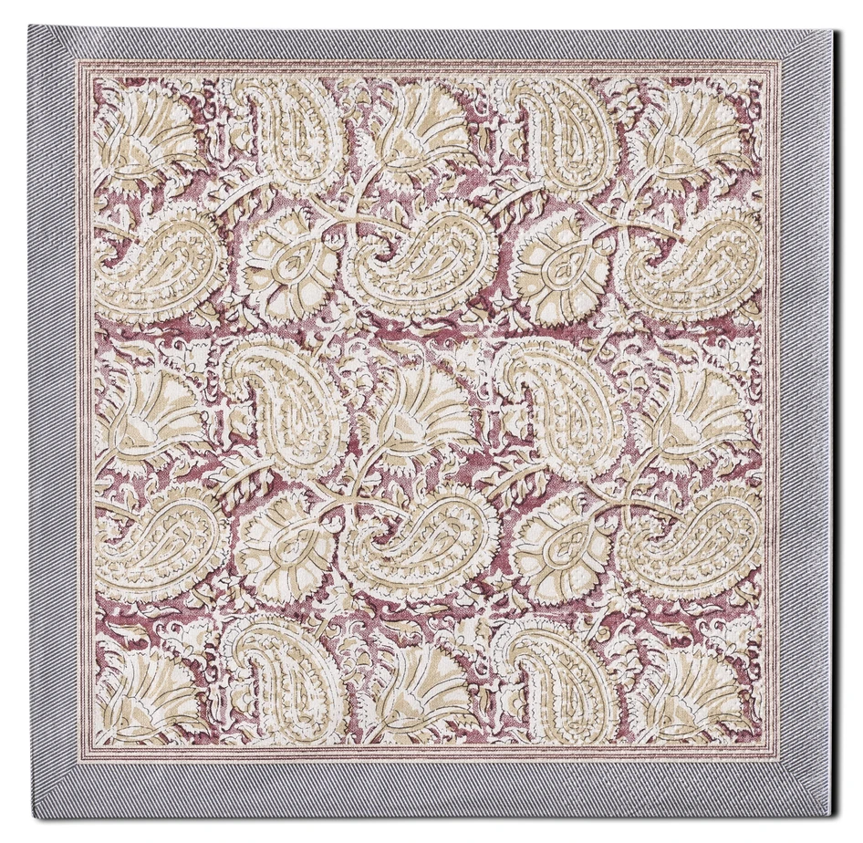Jaipur - Servett, 33x33 cm, 20-pack - Röd