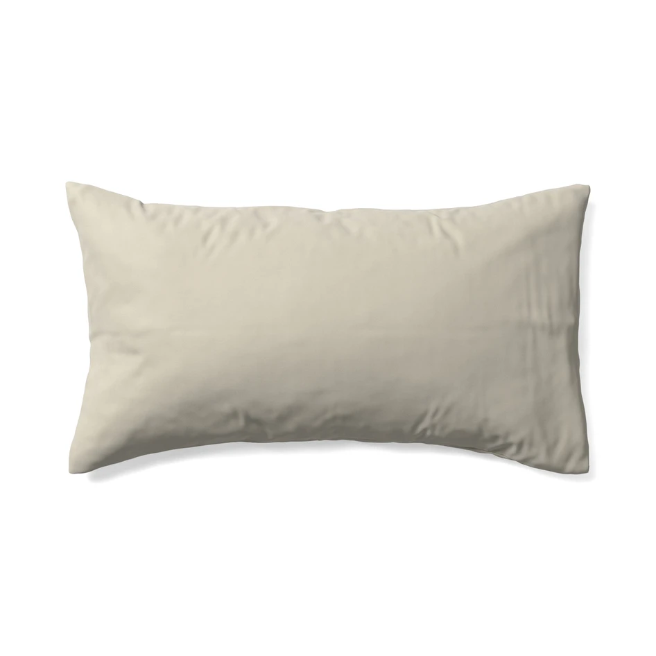 Rockport - Örngott till hotellkudde i tvättad bomull, 50x90 cm - Beige