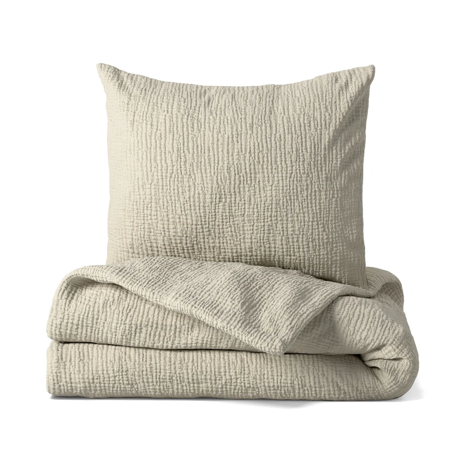 Adelia - Påslakanset i muslin - Beige