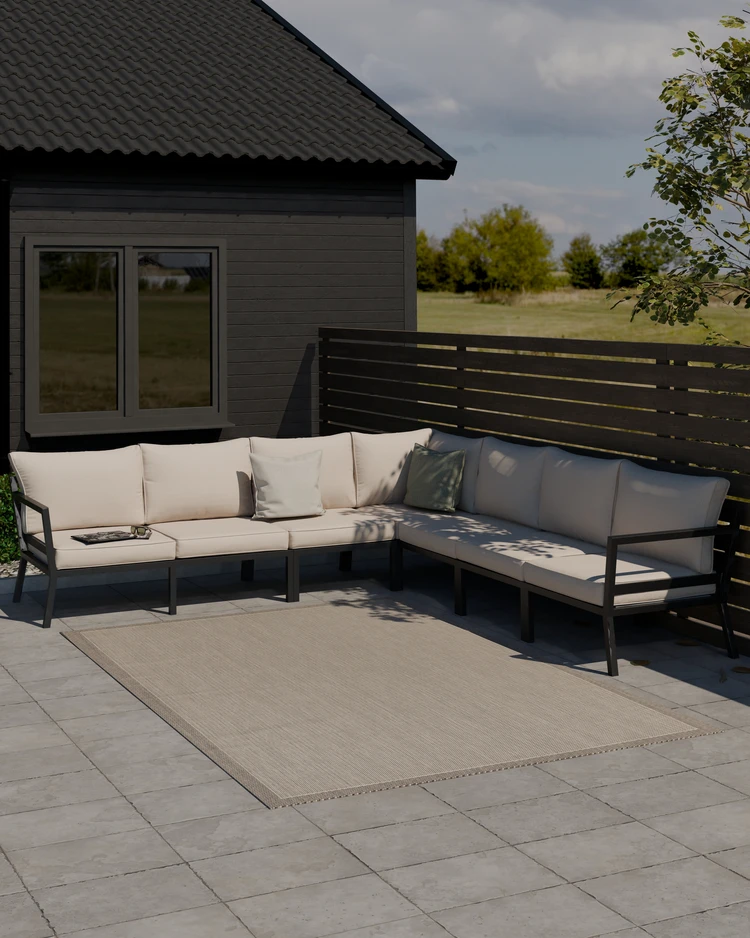 Maxime - Utesoffa med 2 extra mittdelar - inspiration