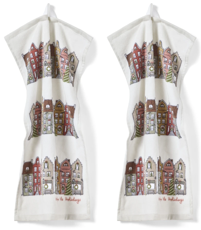Nyhavn - Gästhandduk 2-pack, 30x50 cm - Flerfärgad