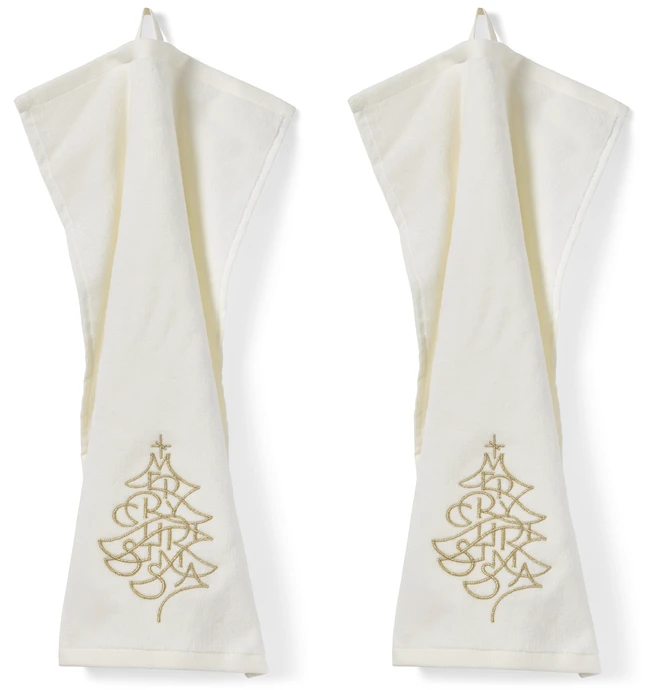 Christmas tree, Gästhandduk 2-pack, 30x50 cm
