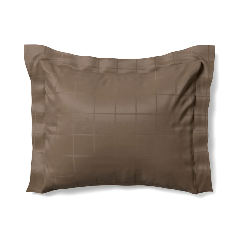 Grand - Örngott i bomullssatin, 50x60 cm - Beige