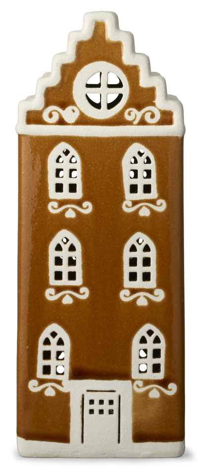 Ginger - Ljuslykta, H25 B9,5 cm - Brun