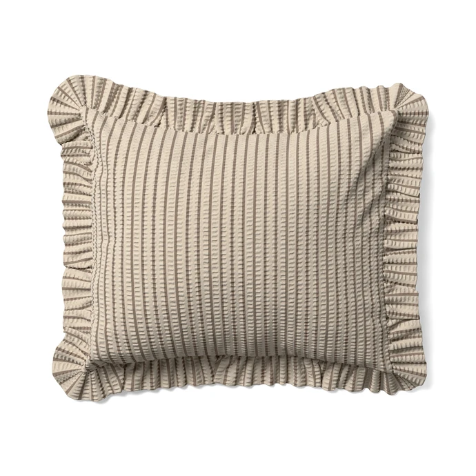 Becka, Örngott i bäckebölja med volang, 50x60 cm