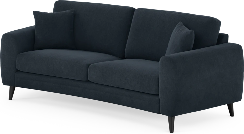 Eden - 2,5-sits soffa svängd - Blå