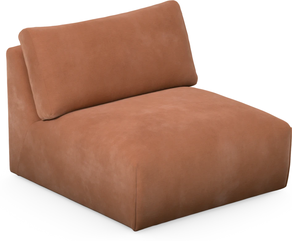 Free - 1,5-sits utan armstöd - Orange