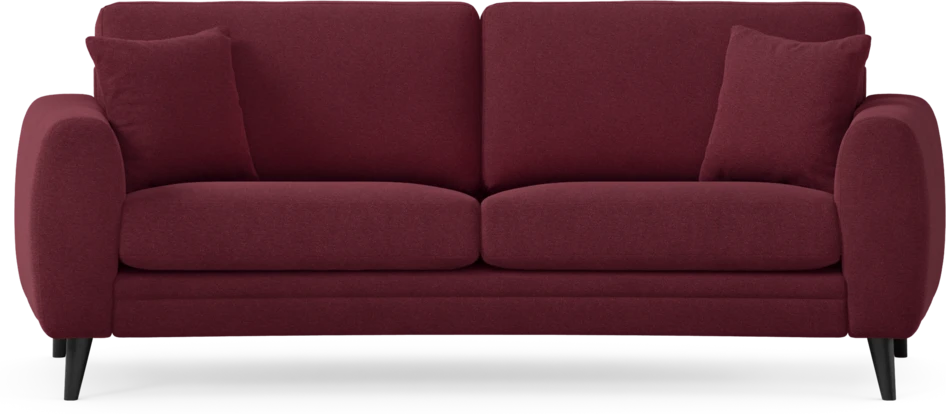 Eden - 2,5-sits soffa svängd - Röd