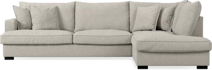 Mila, 3-sits soffa med divan höger