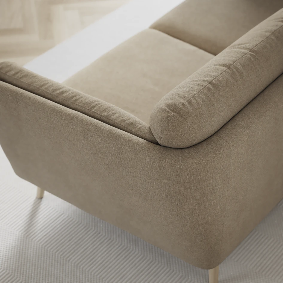 Madison Lux - Hörnsoffa med schäslong höger - Beige