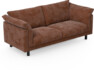 Cherrie - 2,5-sits soffa, fast klädsel - Orange