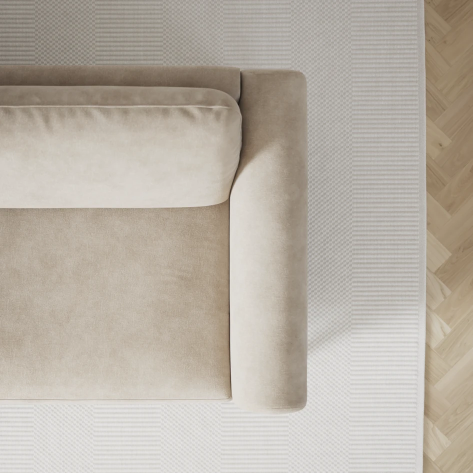 Bridge - Hörnsoffa, 2+2-sits - Beige