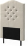 New York välvd - Sänggavel, 90-210 cm - Beige