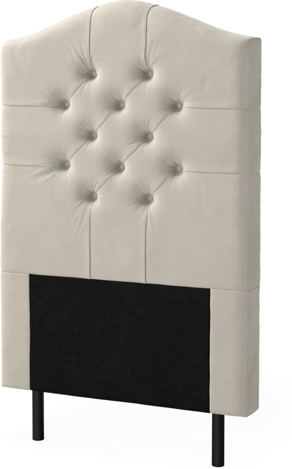 New York välvd - Sänggavel, 90-210 cm - Beige