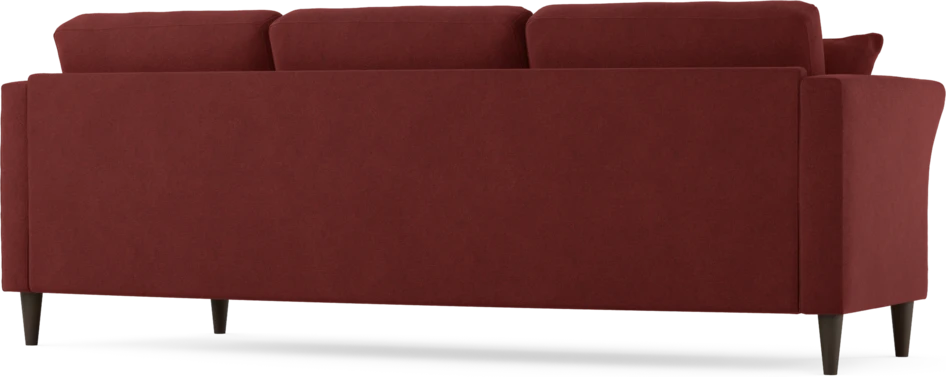 Eden - 3-sits soffa svängd - Röd