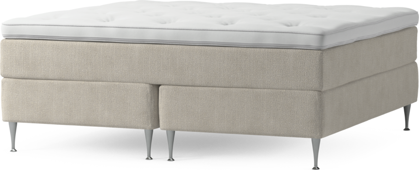 Delux Dream - Kontinentalsäng, dubbelsäng med bäddmadrass och sängben