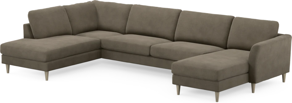Bridge - 3-sits soffa med divan vänster och schäslong höger - Beige