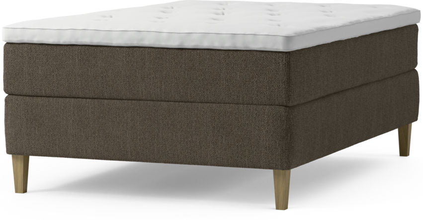 Delux Dream - Kontinentalsäng, enkelsäng 140 cm med bäddmadrass och sängben