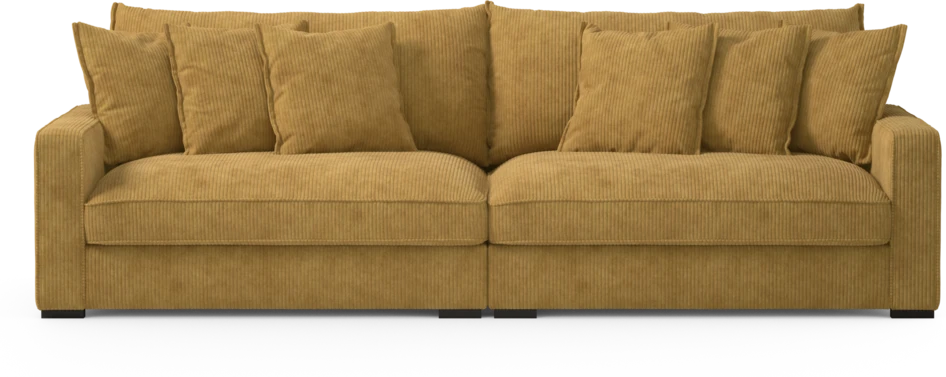 Rossi - 4-sits soffa - Gul