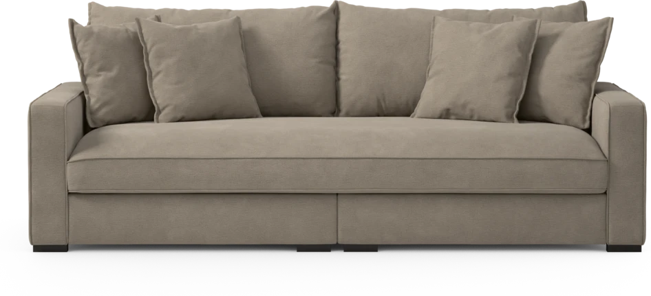 Rossi - 3-sits soffa, hel dyna - Beige