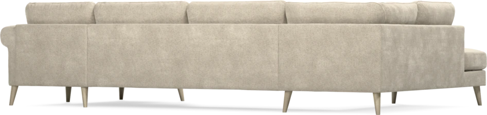 Bridge - 3-sits soffa med divan vänster och schäslong höger - Beige