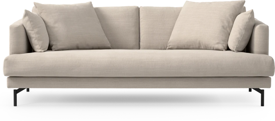 Harper - 3-sits soffa, hel dyna - Beige