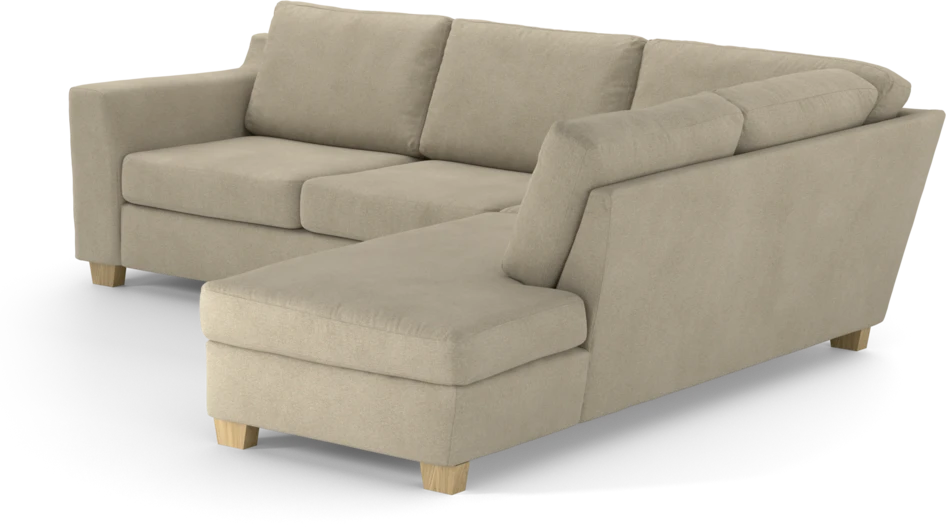 Friday - 2,5-sits soffa med divan höger - Beige