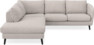 Madison - 2-sits soffa med divan vänster - Grå