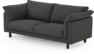 Cherrie - 2,5-sits soffa, fast klädsel - Grå