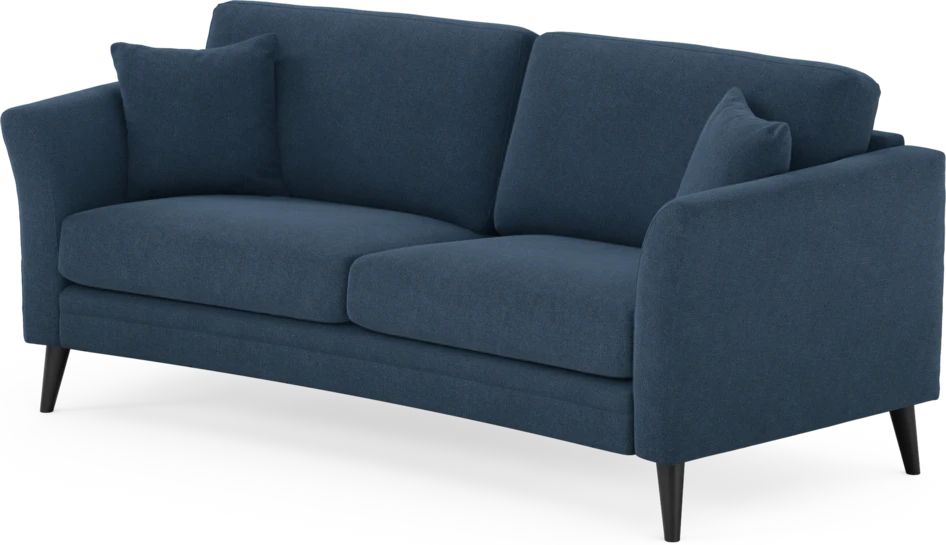Eden - 2,5-sits soffa svängd - Blå