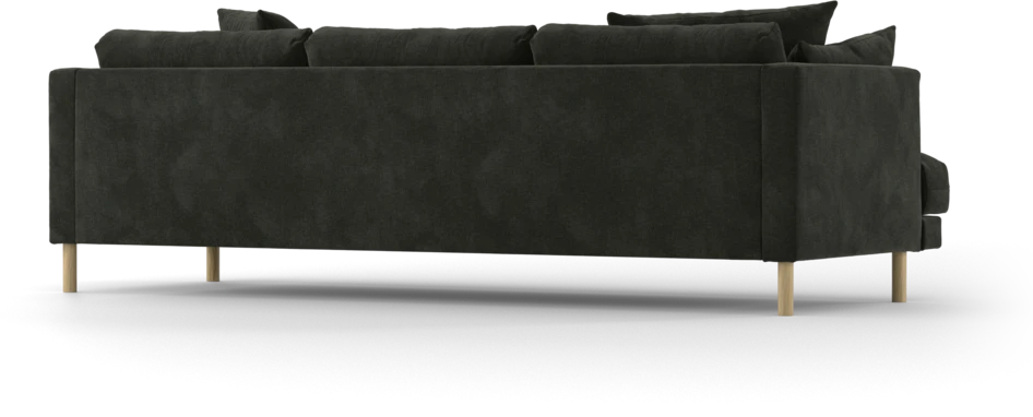 Harper - 4-sits soffa - Svart