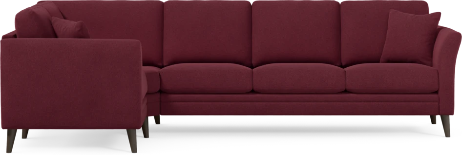 Eden - Hörnsoffa, 1+3-sits - Röd